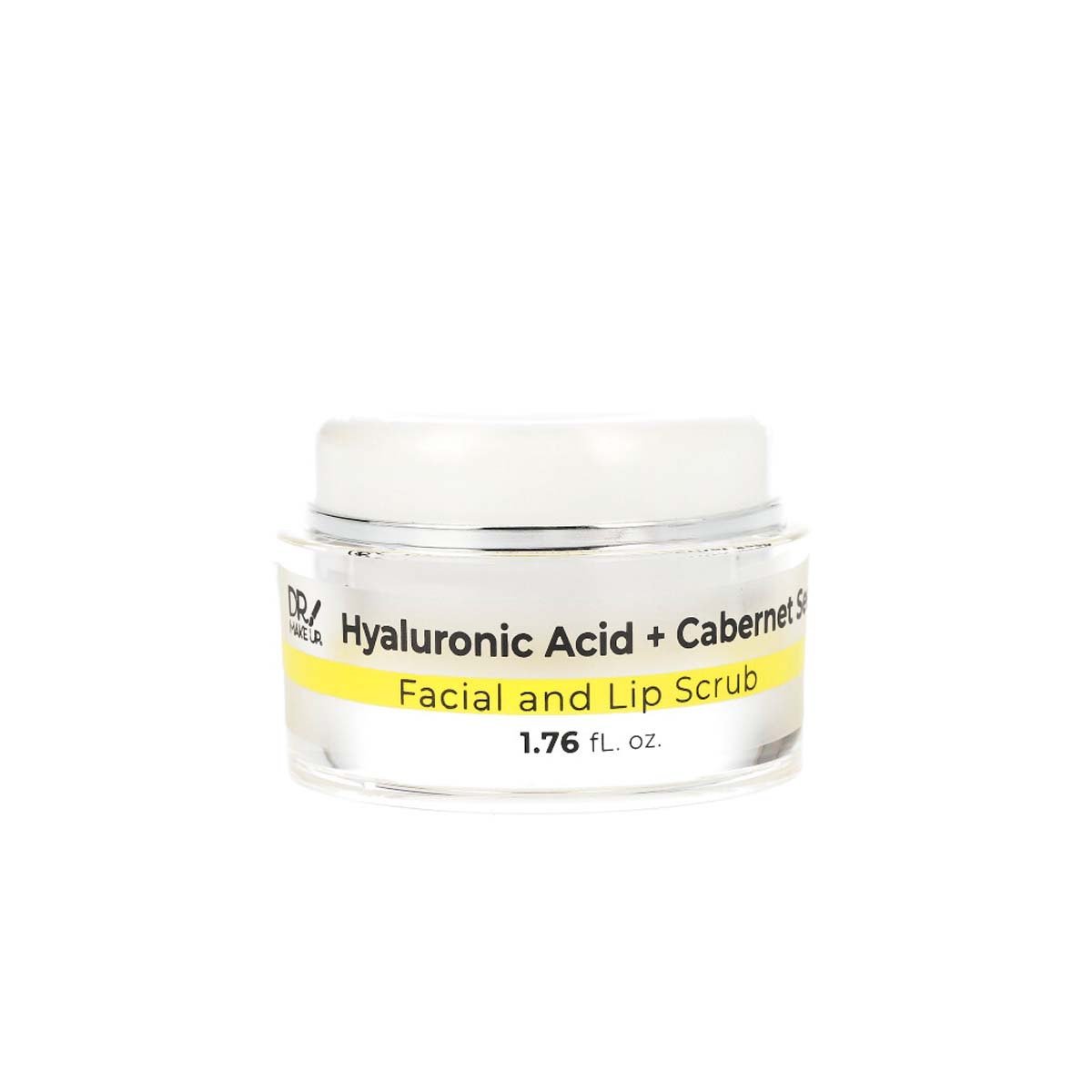HYALURONIC ACID + CABERNET SEED | SCRUB LIPS AND FACE - DR MAKEUP