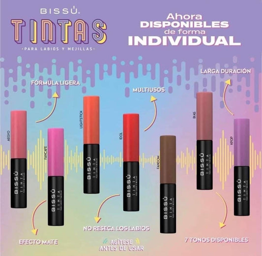 TINTA LABIOS Y MEJILLAS | BISSÚ
