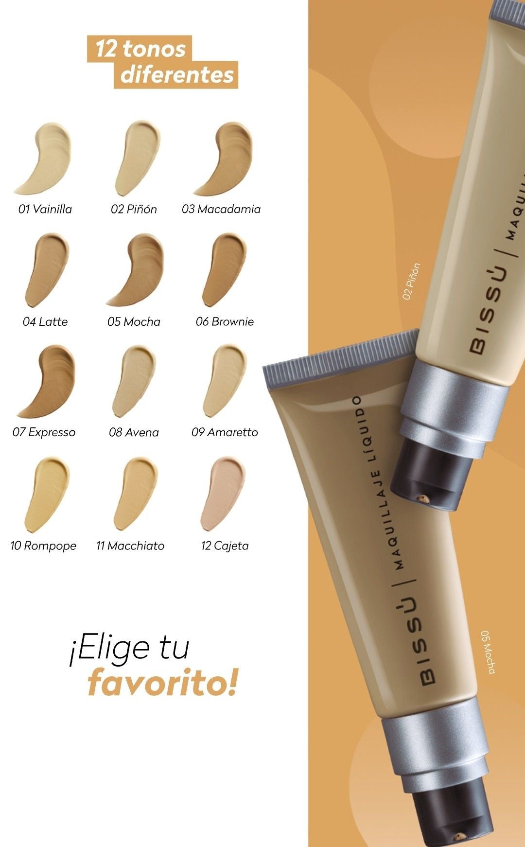 MAQUILLAJE LIQUIDO | BISSÚ